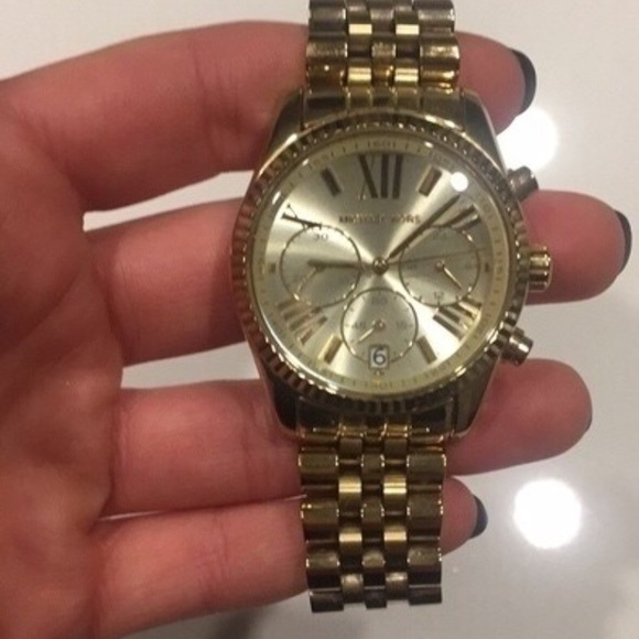 Authentic Gold Michael Kors Watch